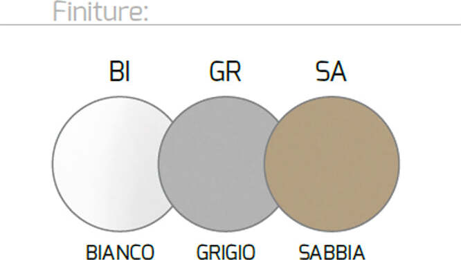Applique-Moderna-Rumble-Metallo-Bianco-1-Luce-2G11-57,5Cm