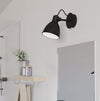 Applique-Moderna-San-Peri-1-Luce-Acciaio-Nero-E-Bianco