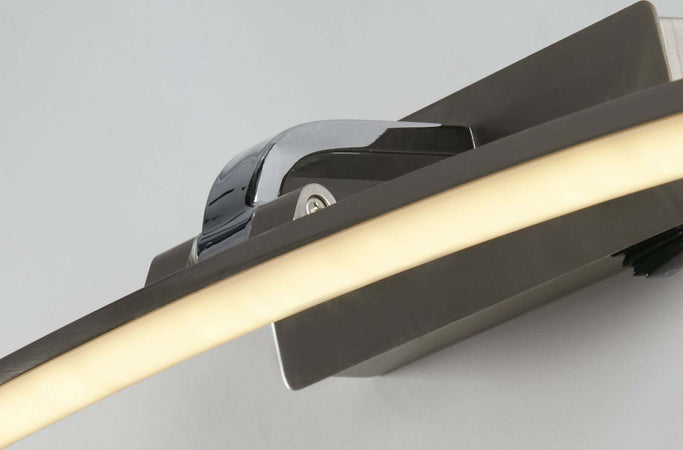 Applique-Moderna-Santorini-Acciaio-Argento-Alluminio-Cromo-Led-10,88W-3000K