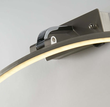 Applique-Moderna-Santorini-Acciaio-Argento-Alluminio-Cromo-Led-8,13W-3000K