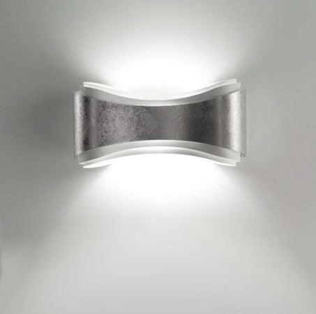 Applique-moderna-Selene-illuminazione-IONICA-1034-011-009-033-006-R7s-LED-metallo-biemissione-lampada-parete
