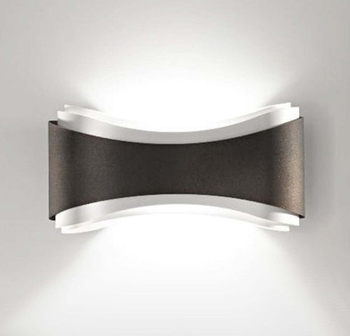 Applique-moderna-Selene-illuminazione-IONICA-1035-011-009-033-006-R7s-LED-metallo-biemissione-lampada-parete