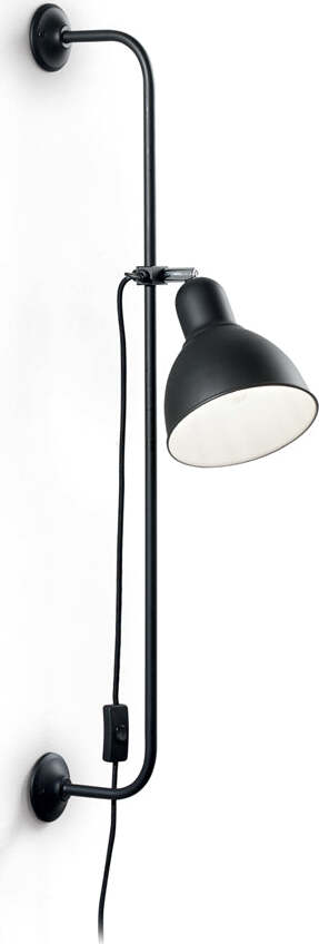 Applique-Moderna-Shower-Metallo-Nero-1-Luce-E27