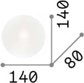 Applique-Moderna-Smarties-Vetro-Bianco-1-Luce-G9-3W-3000K-Luce-Calda