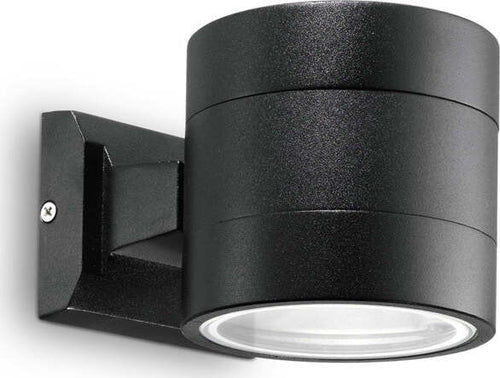 Applique-Moderna-Snif-Round-Alluminio-Nero-1-Luce-G9-3W-3000K-Luce-Calda