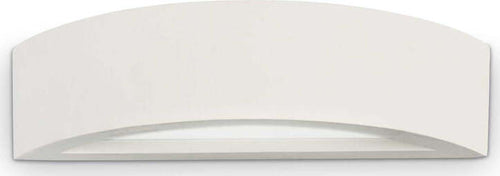 Applique-Moderna-Soda-Gesso-Bianco-1-Luce-Biemissione-E14