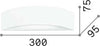 Applique-Moderna-Soda-Gesso-Bianco-1-Luce-Biemissione-E14