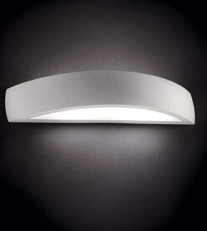 Applique-Moderna-Soda-Gesso-Bianco-2-Luci-Biemissione-E14