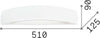 Applique-Moderna-Soda-Gesso-Bianco-2-Luci-Biemissione-E14