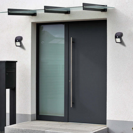 Applique-Moderna-Solare-Policarbonato-Nero-Bianco-Led-1,8W-3000K
