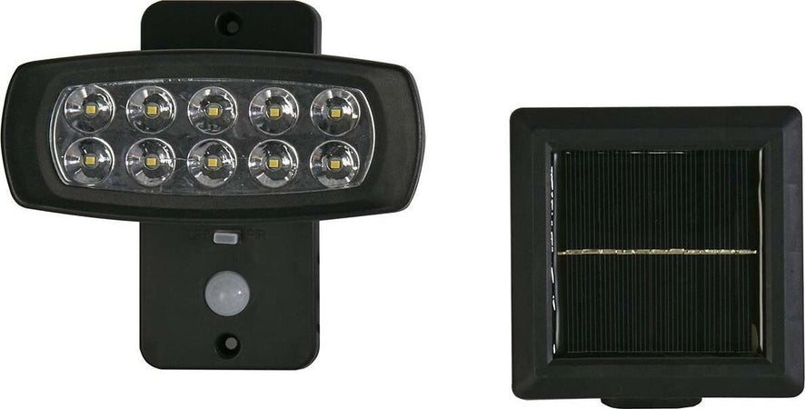 Applique-Moderna-Solare-Policarbonato-Nero-Led-2,5W-3000K