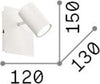 Applique-Moderna-Spot-Metallo-Bianco-1-Luce-Gu10