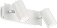 Applique-Moderna-Spot-Metallo-Bianco-2-Luci-Gu10