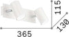 Applique-Moderna-Spot-Metallo-Bianco-2-Luci-Gu10