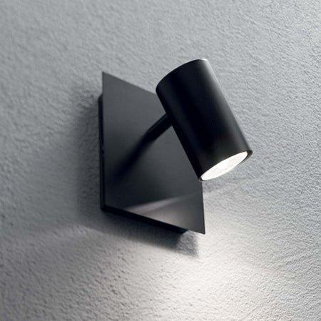 Applique-Moderna-Spot-Metallo-Nero-1-Luce-Gu10