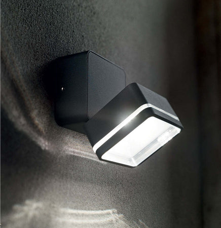 Applique-Moderna-Square-Omega-Metallo-Antracite-Led-7W-4000K-Luce-Naturale
