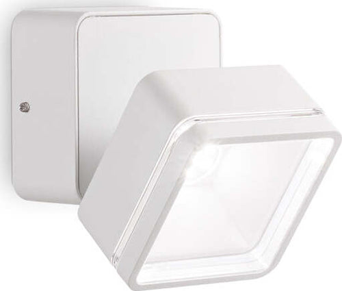 Applique-Moderna-Square-Omega-Metallo-Bianco-Led-7W-4000K-Luce-Naturale