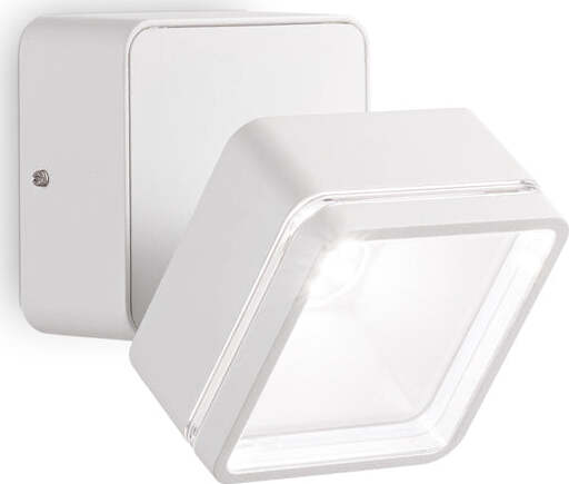 Applique-Moderna-Square-Omega-Metallo-Bianco-Led-7W-4000K-Luce-Naturale