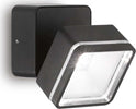 Applique-Moderna-Square-Omega-Metallo-Nero-Led-7W-4000K-Luce-Naturale