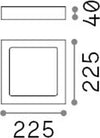 Applique-Moderna-Square-Universal-Alluminio-Plastiche-Bianco-Led-19W-3000K-D22
