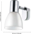 Applique-Moderna-Sticker-Acciaio-Cromo-1-Luce-E14-40W