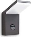 Applique-Moderna-Style-Alluminio-Antracite-Led-9,5W-3000K-Luce-Calda