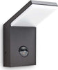 Applique-Moderna-Style-Alluminio-Antracite-Led-9,5W-3000K-Luce-Calda