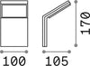 Applique-Moderna-Style-Alluminio-Antracite-Led-9W-3000K-Luce-Calda