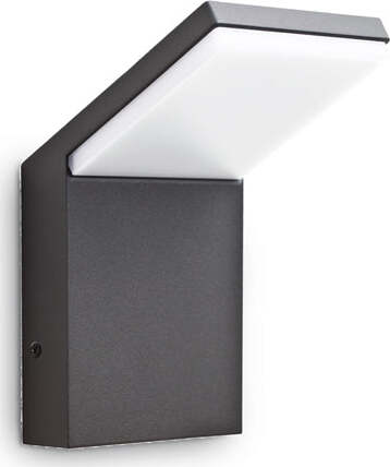 Applique-Moderna-Style-Alluminio-Antracite-Led-9W-4000K-Luce-Naturale