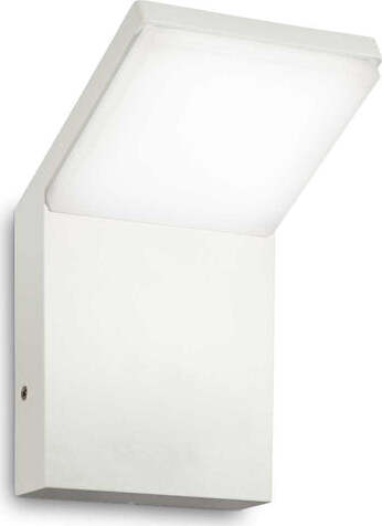 Applique-Moderna-Style-Alluminio-Bianco-Led-9W-3000K-Luce-Calda
