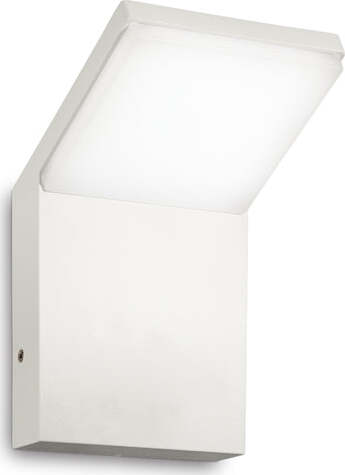 Applique-Moderna-Style-Alluminio-Bianco-Led-9W-4000K-Luce-Naturale