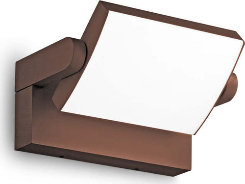 Applique-Moderna-Swipe-Alluminio-Coffee-Led-20,5W-3000K-Luce-Calda