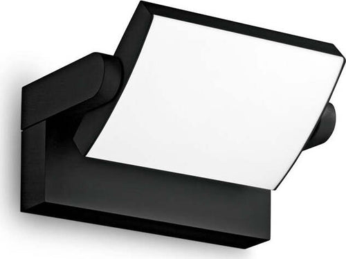 Applique-Moderna-Swipe-Alluminio-Nero-Led-20,5W-3000K-Luce-Calda