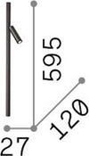 Applique-Moderna-Syntesi-Metallo-Bianco-Led-3W-3000K-Luce-Calda