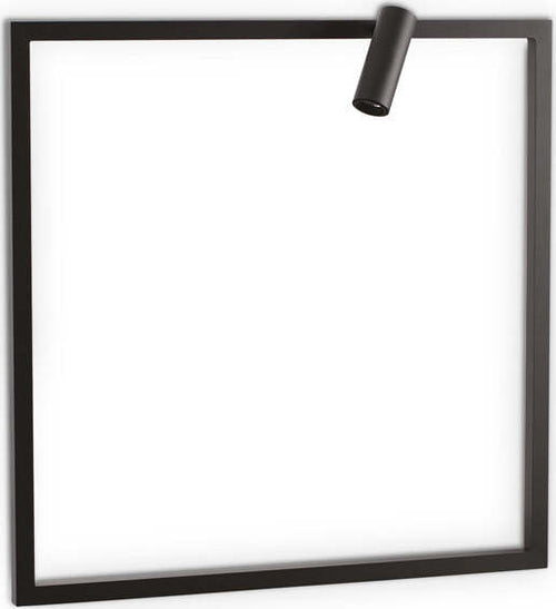 Applique-Moderna-Syntesi-Metallo-Nero-Led-5W-3000K-Luce-Calda