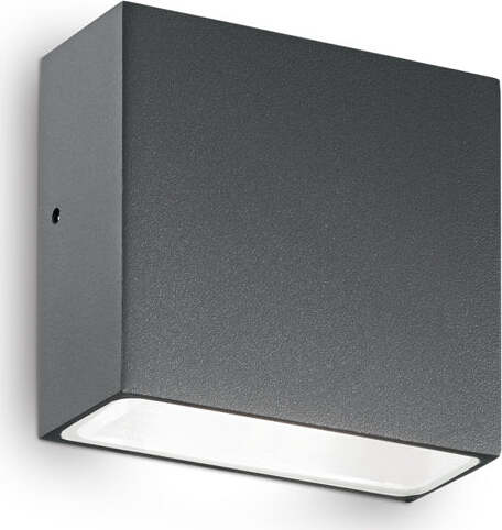 Applique-Moderna-Tetris-1-Alluminio-Antracite-1-Luce-3W-3000K-Luce-Calda