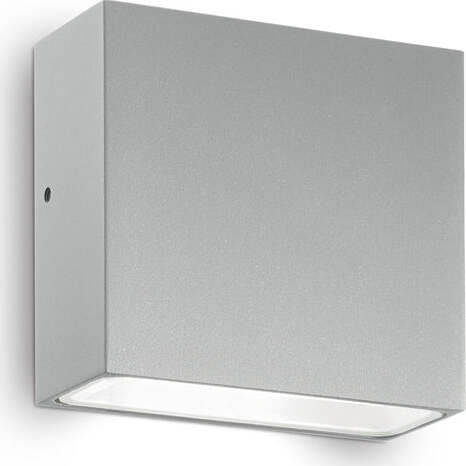 Applique-Moderna-Tetris-1-Alluminio-Grigio-1-Luce-3W-3000K-Luce-Calda