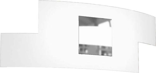 Applique-Moderna-Tetris-Color-Metallo-Cromo-Vetro-Bianco-2-Luci-E27