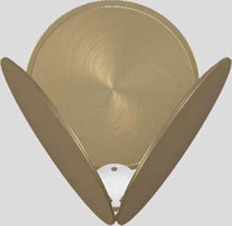 Applique-Moderna-Timeo-Metallo-Ottone-Led-4W