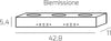 Applique-moderna-Top-Light-BEASIDE-1190-A5-Gx53-LED-metallo-biemissione-lampada-parete