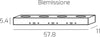 Applique-moderna-Top-Light-BEASIDE-1190-A7-Gx53-LED-metallo-biemissione-lampada-parete
