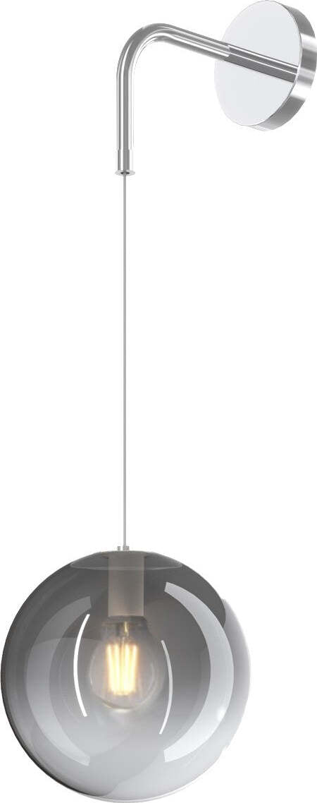 Applique-moderna-Top-Light-BIG-ECLIPSE-1194-CR-A-FU-E27-LED-vetro-lampada-parete-sfera-globo