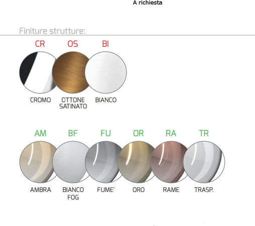 Applique-moderna-Top-Light-ECLIPSE-1184-CR-A-BF-G9-LED-vetro-lampada-parete