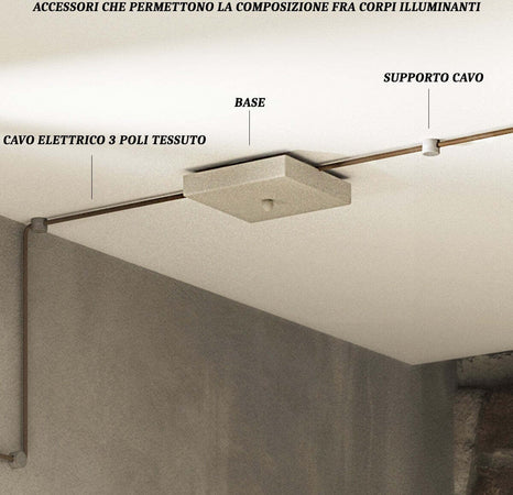 Applique-moderna-Top-Light-GASOLINE-1171-1-GX53-LED-lampada-parete-componibile