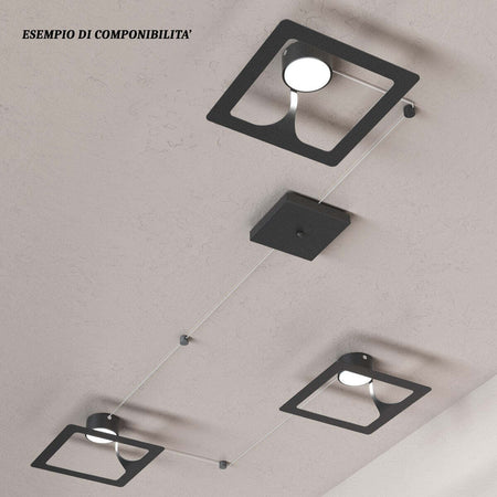 Applique-moderna-Top-Light-GASOLINE-1171-1-GX53-LED-lampada-parete-componibile