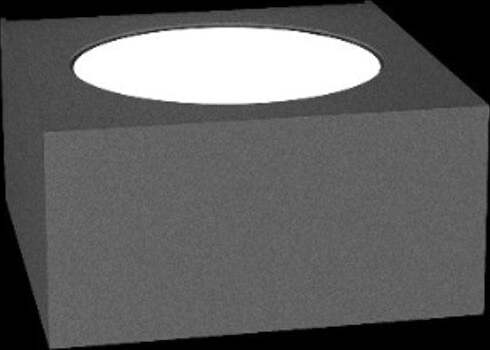 Applique-moderna-Top-Light-PLATE-1129-AP-Gx53-LED-metallo-monoemissione-lampada-parete