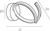 Applique-Moderna-Tornado-Alluminio-Bianco-Led-12W