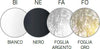 Applique-Moderna-Tray-Metallo-Bianco-Vetro-Foglia-Argento-2-Luci-E27