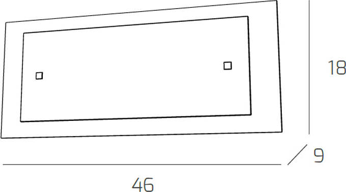 Applique-Moderna-Tray-Metallo-E-Vetro-Bianco-2-Luci-E27