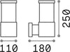Applique-Moderna-Tronco-Alluminio-Antracite-1-Luce-E27